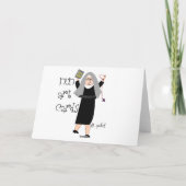 カトリックの修道女「ゴールデン・ジュビリー」のカードとギフト カード (裏面)