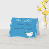 カトリックの修道女「第25回ジュビリー」カード カード (黄色い花)