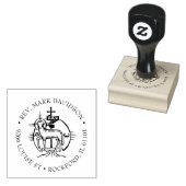 カトリックの司祭パーソナライズされた名 ラバースタンプ (押印)
