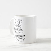 カトリックの告解で使える面白い一言 コーヒーマグカップ (正面左)
