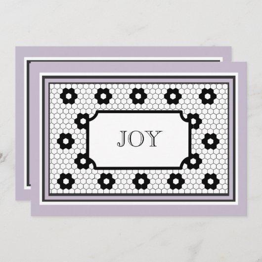 カトリックの喜びクリスマス シーズンカード (正面/裏面)