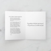 カトリックの婚約お祝いカード(祈り付き) カード (内部)