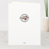 カトリックの婚約祈りのお祝いメッセージ カード (裏面)