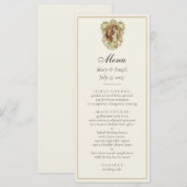 カトリックの婚約 聖マリアと聖ヨセフの結婚式 メニュー (正面/裏面)