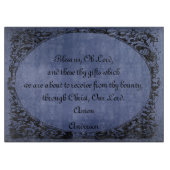 カトリックの家族祈りの言葉 カッティングボード (正面)