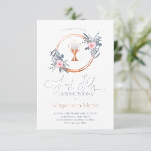 カトリックの少女ファーストフローラ 招待状 (スタンド正面)