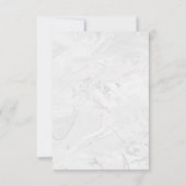 カトリックの少女　初めての聖体拝領　グレーとピンクのデザイン 招待状 (裏面)