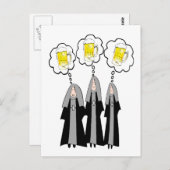 カトリックの尼僧の贈り物~~ ポストカード (正面/裏面)