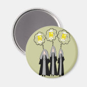 カトリックの尼僧の贈り物~~ マグネット (正面/裏面)