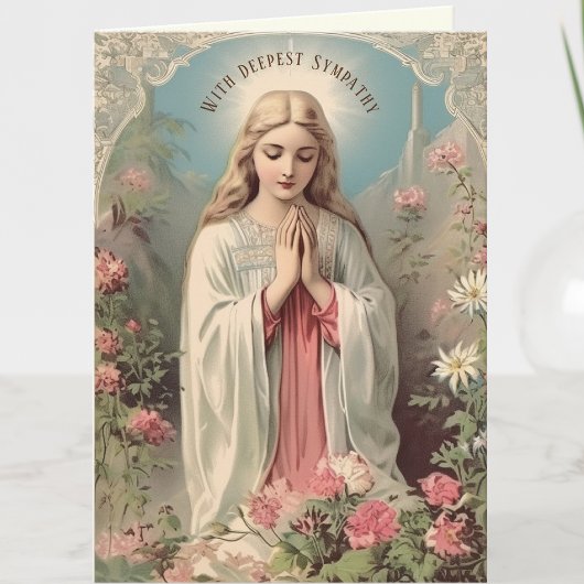 カトリックの慰め バージン・マリアの聖句 カード