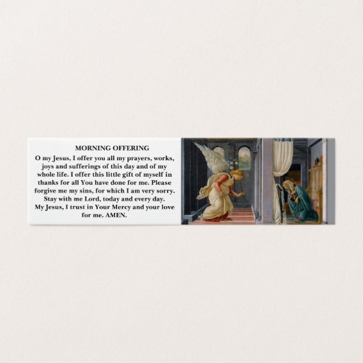 カトリックの日々の祈りの言葉折り畳みカード (外部フラット)