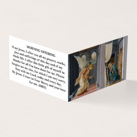 カトリックの日々の祈りの言葉折り畳みカード (外部)