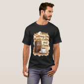 カトリックの朝のコーヒーとイエス・キリスト Tシャツ (正面フル)