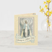 カトリックの母の日カード カード (黄色い花)