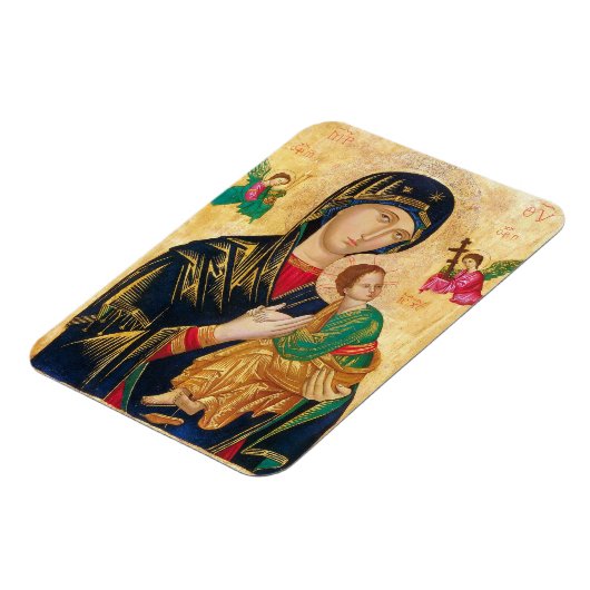 カトリックの磁石永遠のアイコンの私たちの女救済性 マグネット (左側)