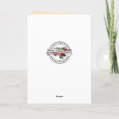 カトリックの神父 牧師 伝統的な すべての行事 カード (裏面)