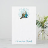 カトリックの神聖な家族イエスメリージョセフ宗教 便箋 (スタンド正面)