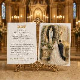 カトリックの結婚の祝福 マリア祭壇 ウェディング ファ