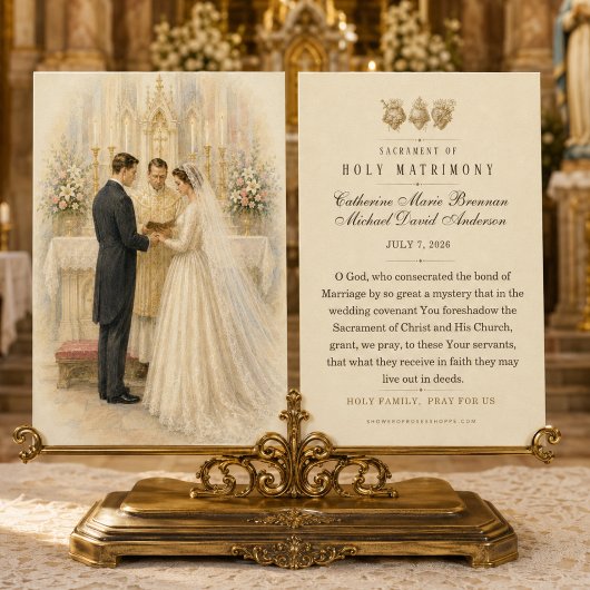 カトリックの結婚の祝福 結婚式の祈りのギフト