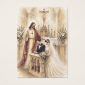 カトリックの結婚の祝福 聖心イエス様 (正面)