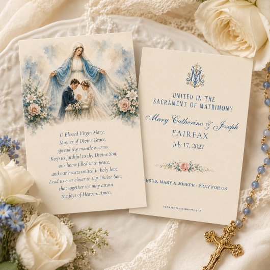 カトリックの結婚式のための聖母マリアの祈り