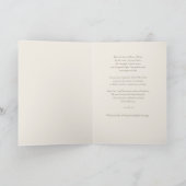 カトリックの結婚式の祝福 イエス・キリスト カード (内部)