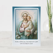 カトリックの義理の父の日 カード (正面)