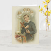 カトリックの聖ジェラール・マジェラ宗教出産 カード (黄色い花)