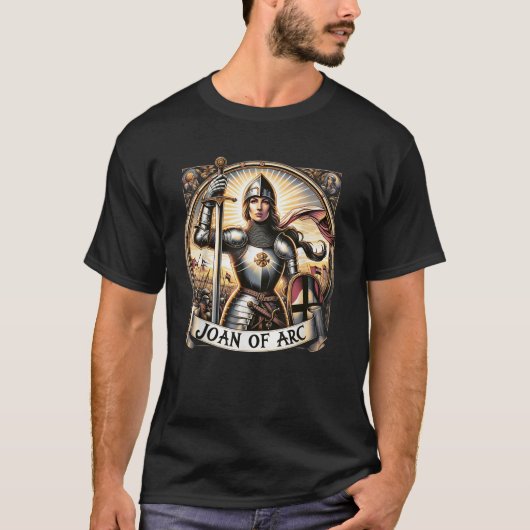 カトリックの聖ジョーン・オブ・アルク Tシャツ (正面)