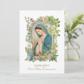 カトリックの聖体拝領 聖体 ユカリスト 祝福された聖母マリア 招待状 (スタンド正面)