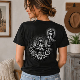 カトリックの聖母マリア キリスト教 信仰 ギフト トライブレンドTシャツ