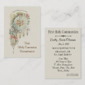 カトリックの聖餐式 名刺 (正面/裏面)