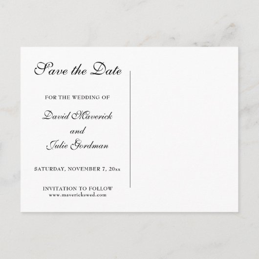 カトリックの黒と白の聖家が日を救う 案内ポストカード (裏面)