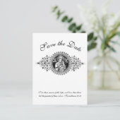 カトリックの黒と白の聖家が日を救う 案内ポストカード (スタンド正面)