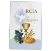 カトリックのRCIA式を祝おう ミディアムペーパーバッグ (裏面)