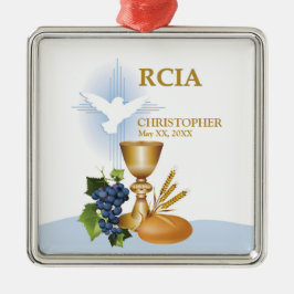 カトリックのRCIA式を祝おう メタルオーナメント