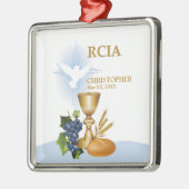 カトリックのRCIA式を祝おう メタルオーナメント (左)
