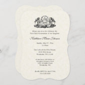 カトリックエレガント初の聖餐式 招待状 (正面/裏面)