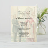 カトリックエレガント聖餐式 招待状 (スタンド正面)