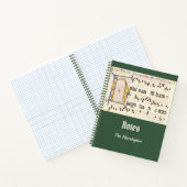 カトリックグレゴリオ聖歌ラテンマス中世ティール（緑がかった色） ノートブック (内部)