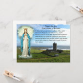 カトリックコンバージョンアイルランド祈りの言葉ホリーカード カード (正面/裏面インサイチュ)