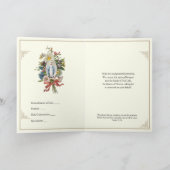 カトリックスピリチュアルブーケ祈りの言葉ヴァージンメアリー ノートカード (内部)