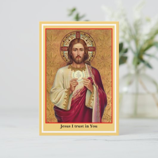 カトリックスピリチュアル祈りの言葉カード エンクロージャーカード (スタンド正面)