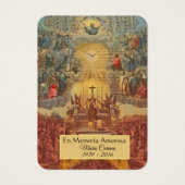 カトリックスペインのイエズス葬儀記念聖札 (正面)