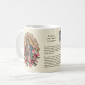 カトリックスペインのグアダルーペ宗教ヴァージンマリア コーヒーマグカップ (正面左)