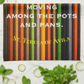 カトリックセント引用文キッチンタオル キッチンタオル (折り畳み)