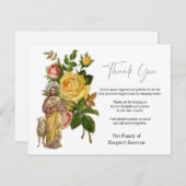 カトリックバライエズス葬儀弔問悔やみや弔慰 サンキューカード (正面/裏面)