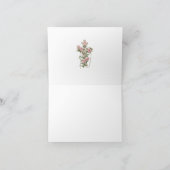 カトリックバラ数念葬儀記念悔やみや弔慰 サンキューカード (内部)