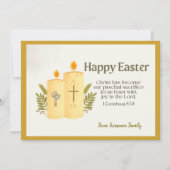 カトリックパーソナライズされた復活祭 シーズンカード (正面)