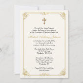 カトリックフローラ子イエス 招待状 (正面)